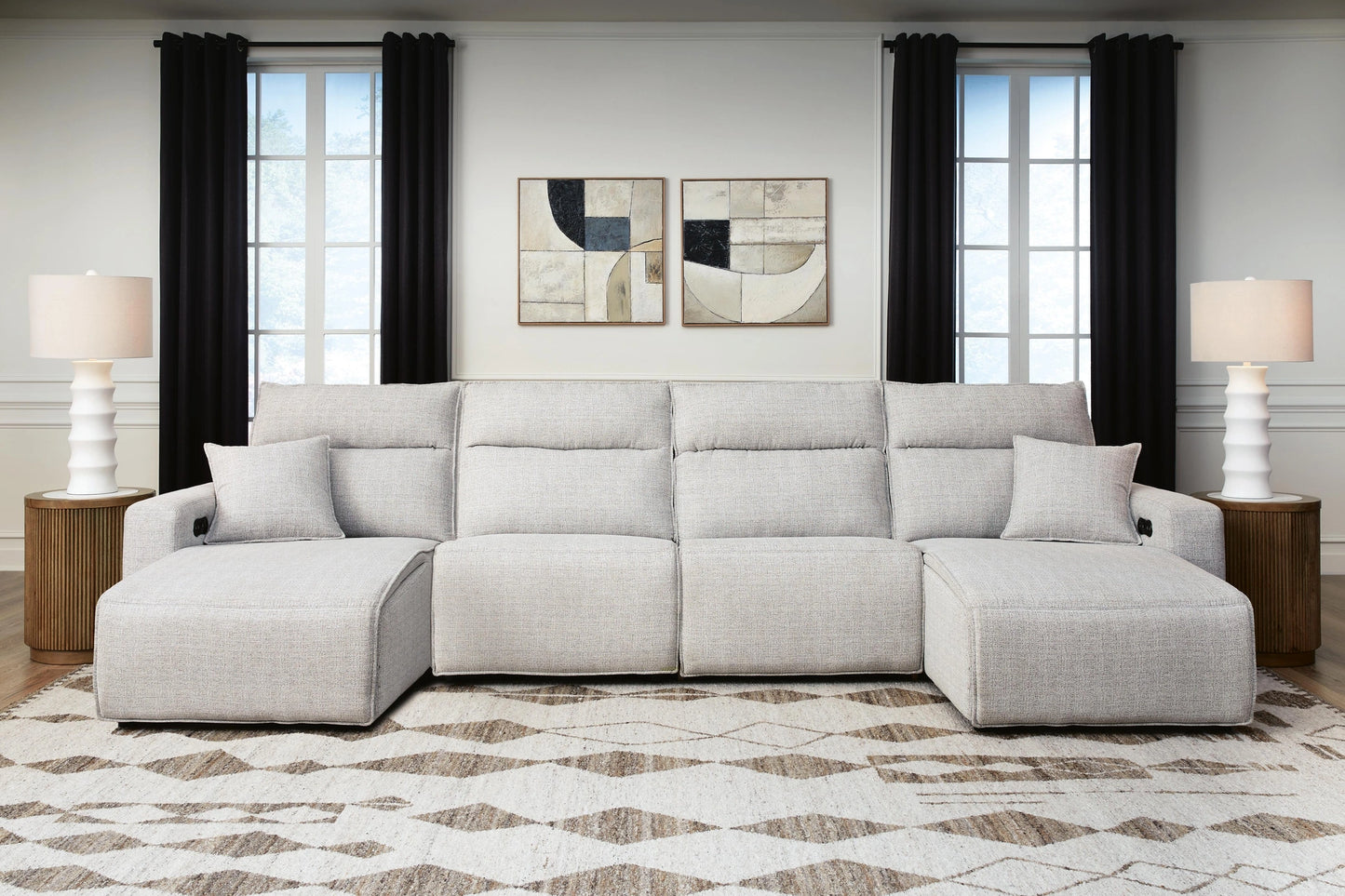 Modmax II Reclining Sectional with Double Chaise
