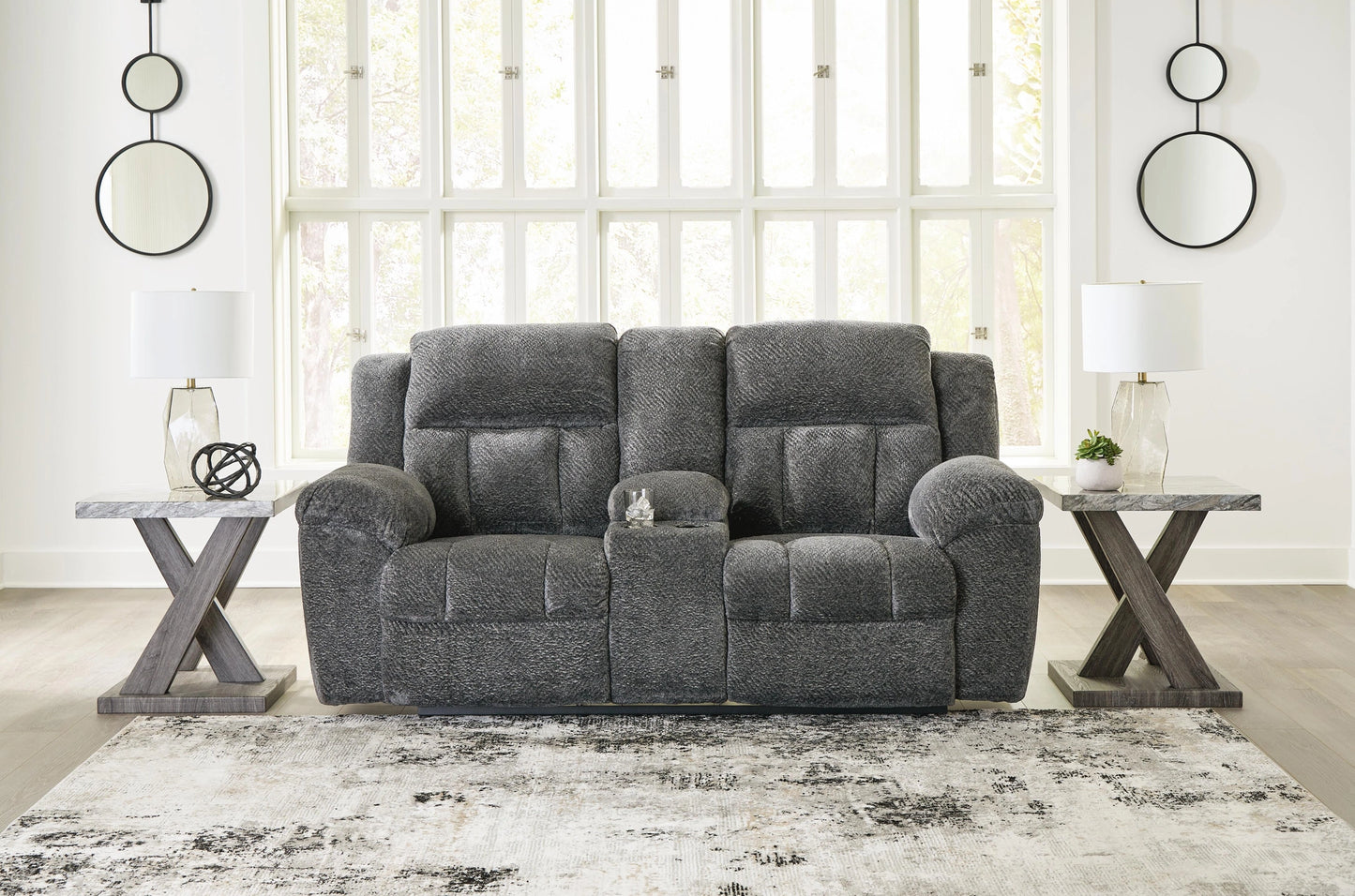 Frohn Reclining Loveseat with Console