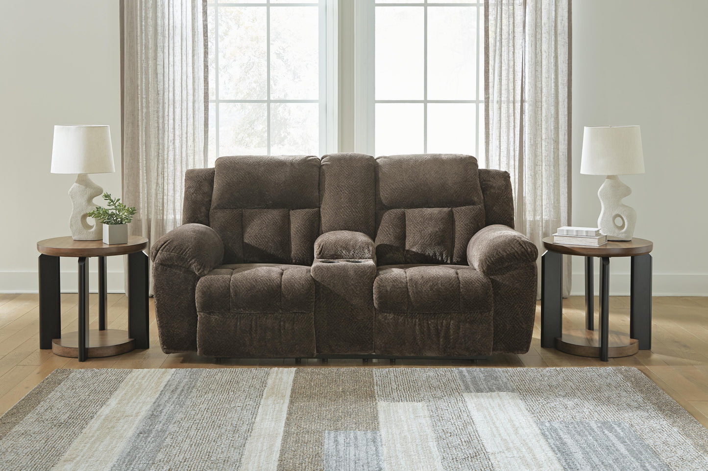 Frohn Reclining Loveseat with Console