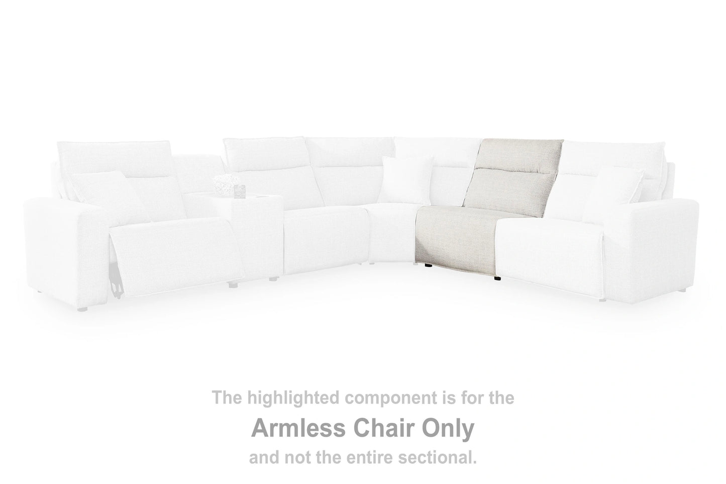Modmax II Power Reclining Sectional with Chaise and Consoles