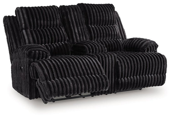 Rhine Falls Reclining Loveseat with Console