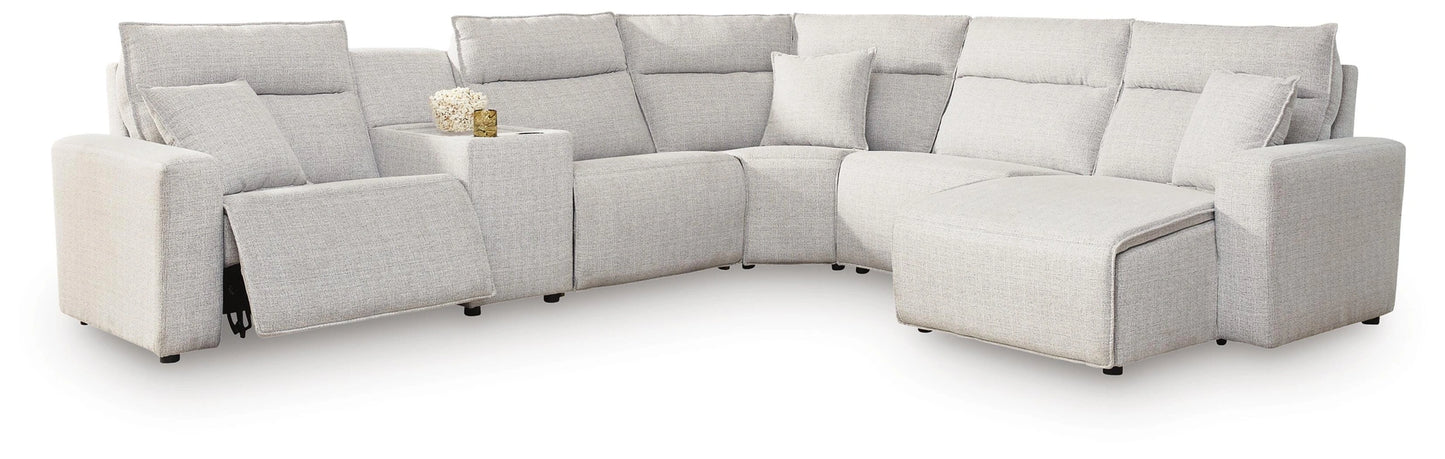 Modmax II Power Reclining Sectional with Chaise and Console