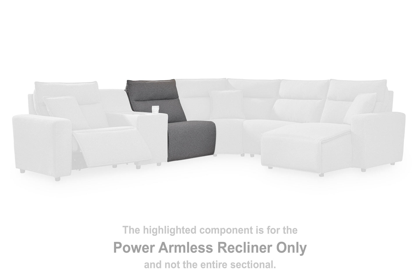 Modmax II Power Reclining Sectional with Audio Consoles