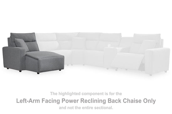 ModMax II Reclining Sectional with Chaise and Audio Console