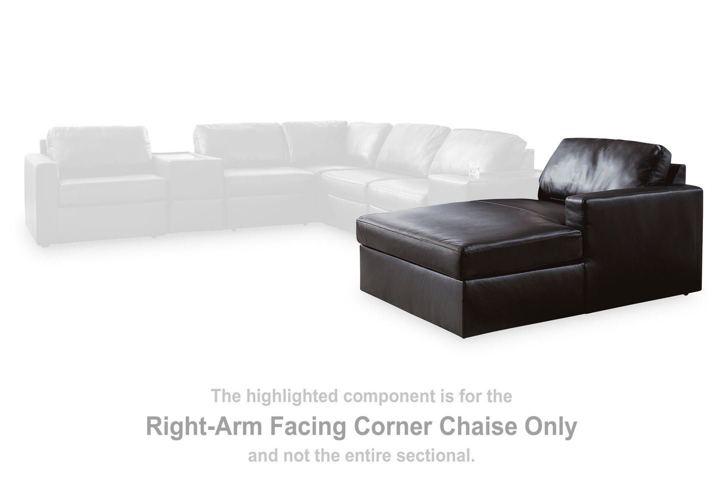Modmax II Sectional with Chaise and Audio Consoles