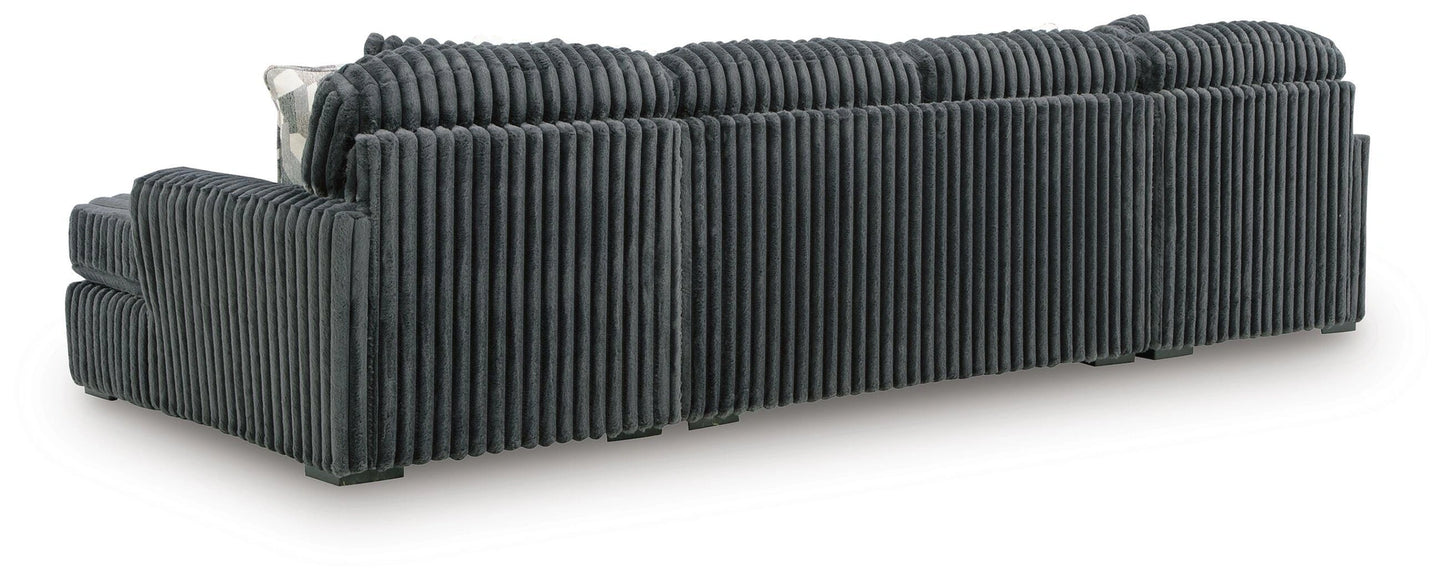 Midnight-Madness Sectional with Chaise
