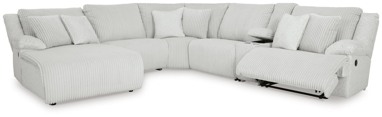 Top Tier Reclining Sectional with Chaise