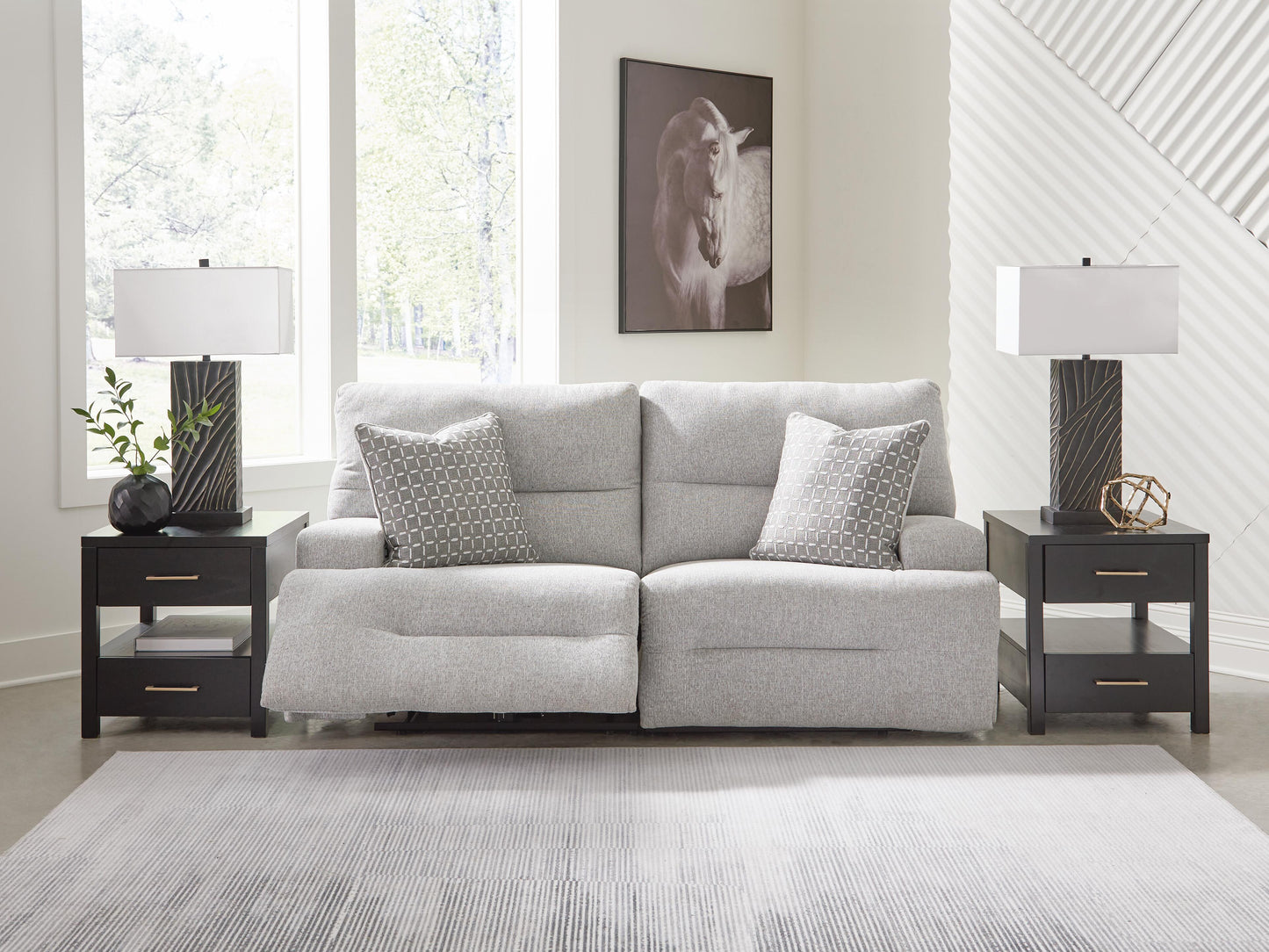 Acklen Place Power Sectional Reclining Sofa with Storage Console