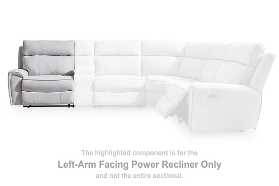 Social Pointe Power Reclining Sectional