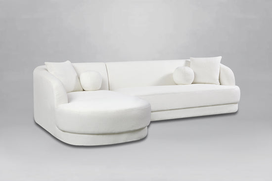 Boedy Boucle Left Facing Sectional