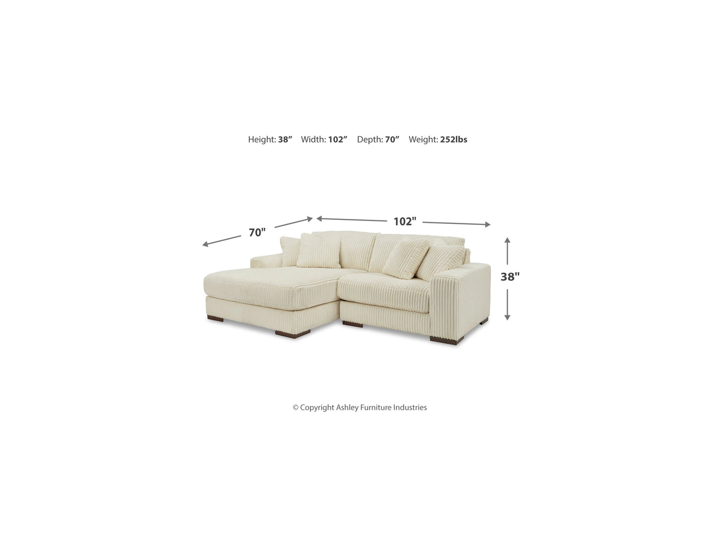 Lindyn 2-Piece Left Chaise Sectional