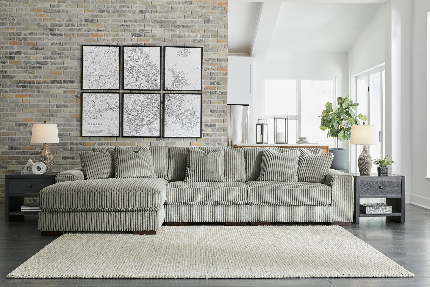 Lindyn 3-Piece Left Chaise Sectional