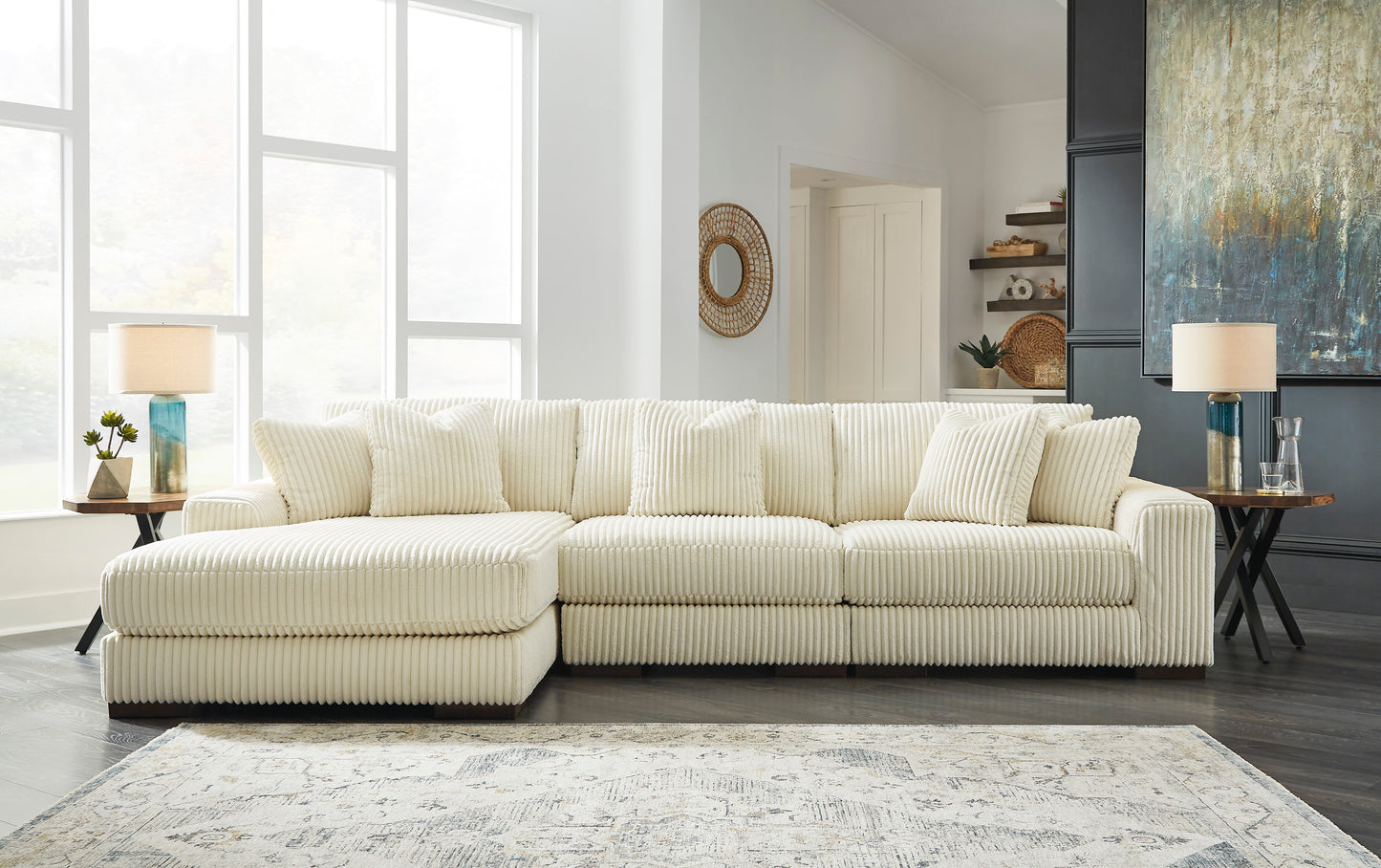 Lindyn 3-Piece Left Chaise Sectional