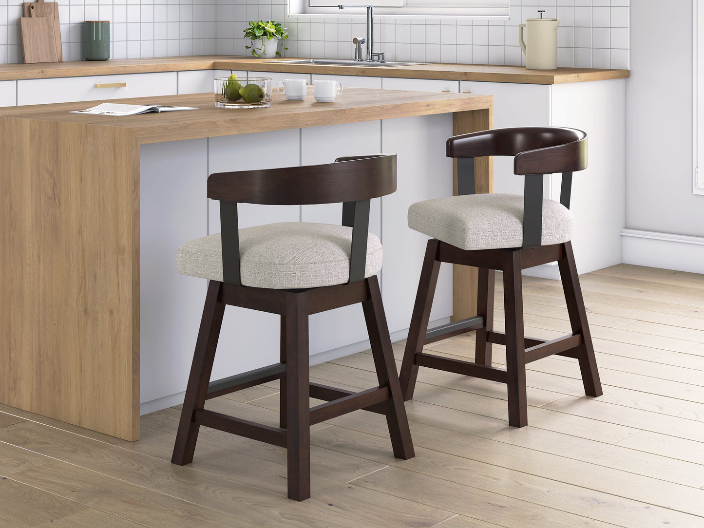 Haddigan Counter Height Barstool (Set of 2)