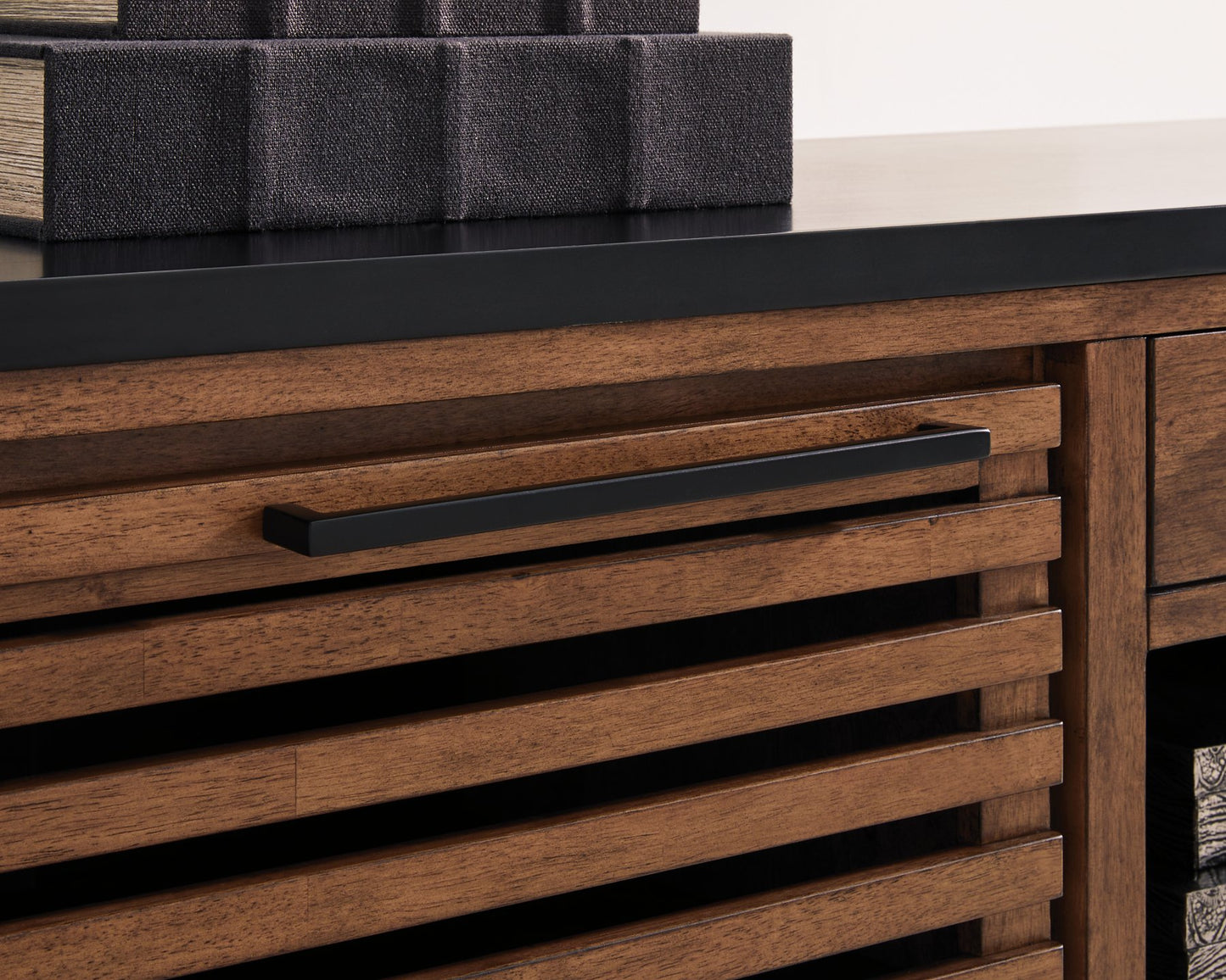 Kallari Credenza with Desk Return