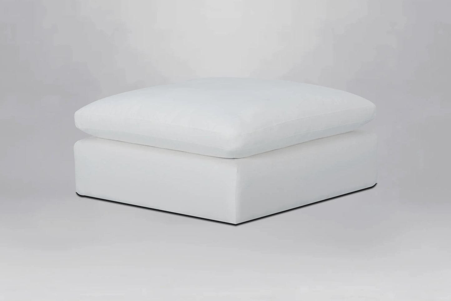 Deluxe White Ottoman