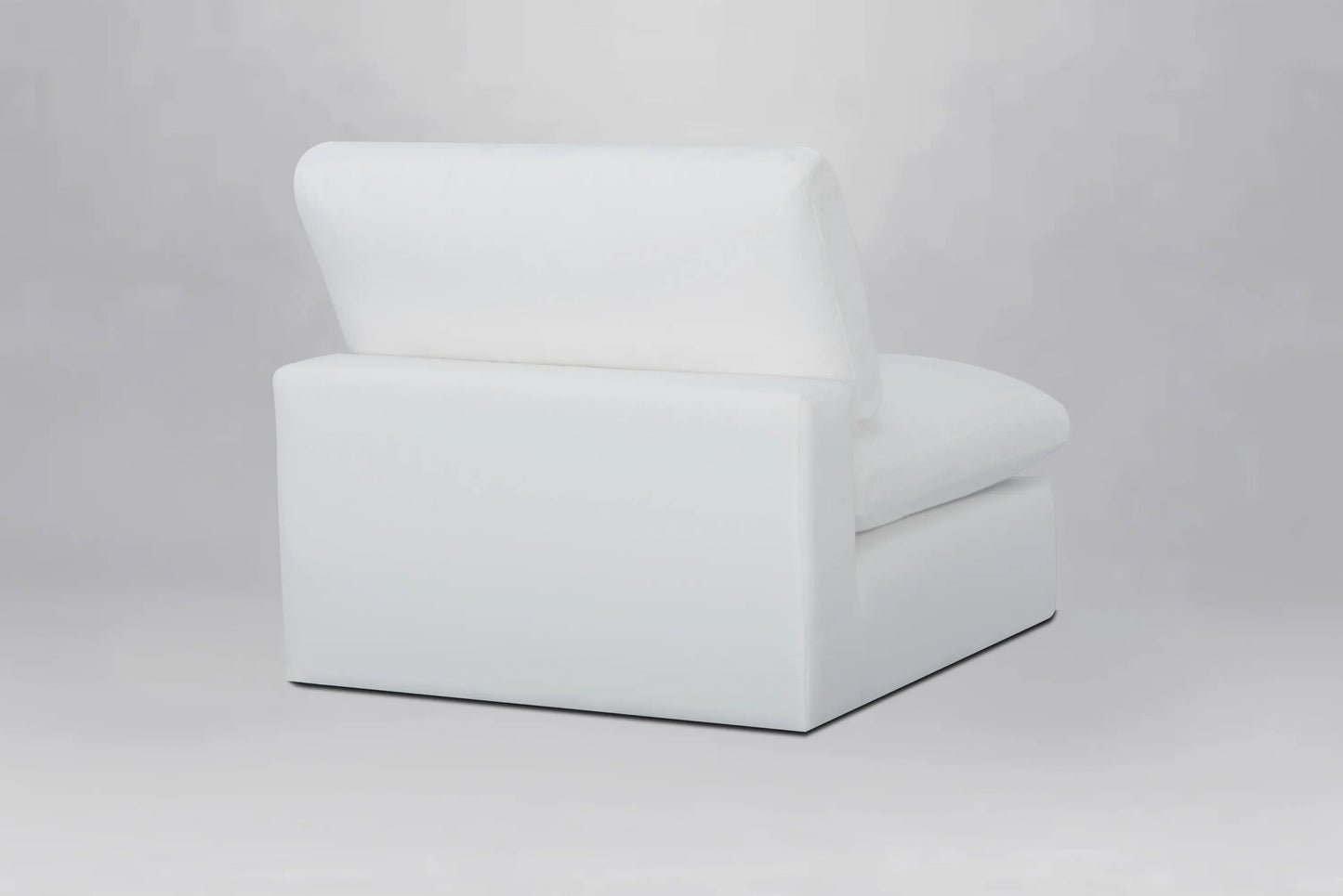 Deluxe White Armless Chair