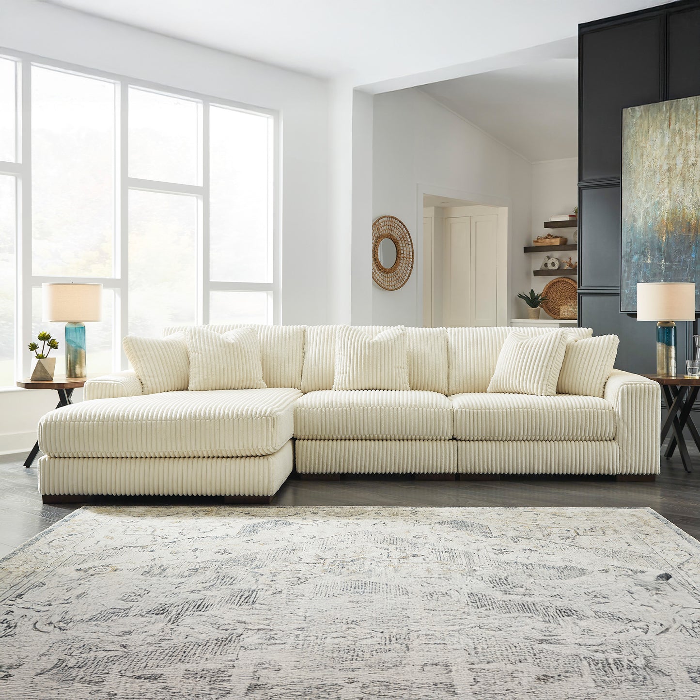 Lindyn 3-Piece Left Chaise Sectional