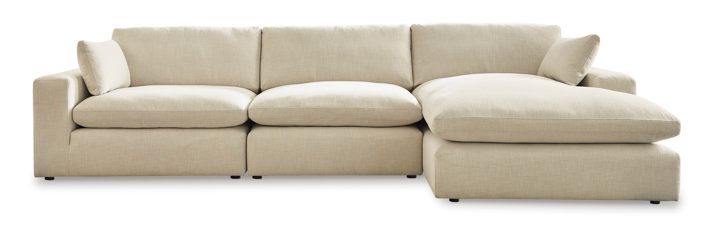 Elyza 3-Piece Sectional Sofa with Right Arm Facing Chaise
