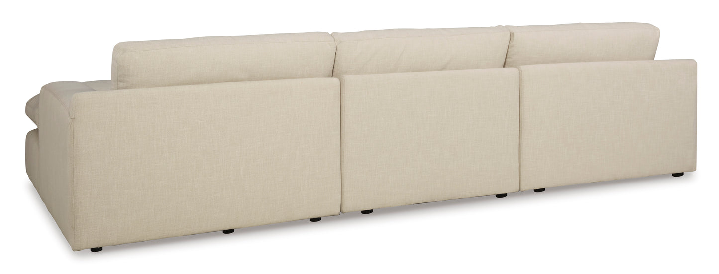 Elyza 3-Piece Sectional Sofa with Right Arm Facing Chaise