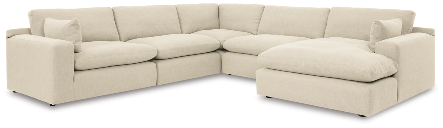 Elyza 5-Piece Modular Sectional Sofa with Right Chaise