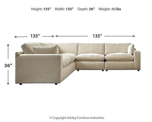 Elyza 5-Piece Modular Sectional Sofa