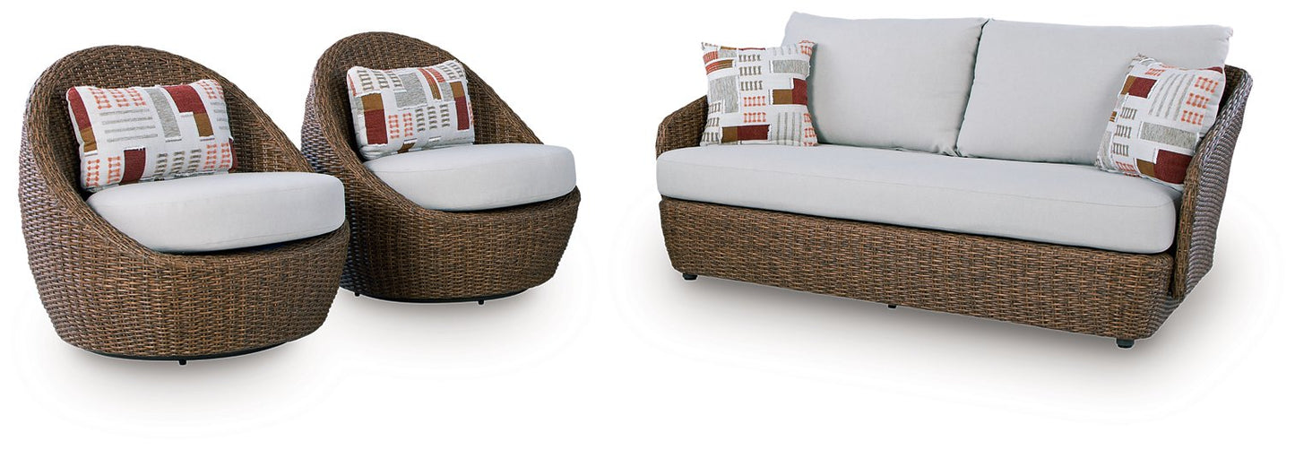 Double Point Outdoor Seating Set
