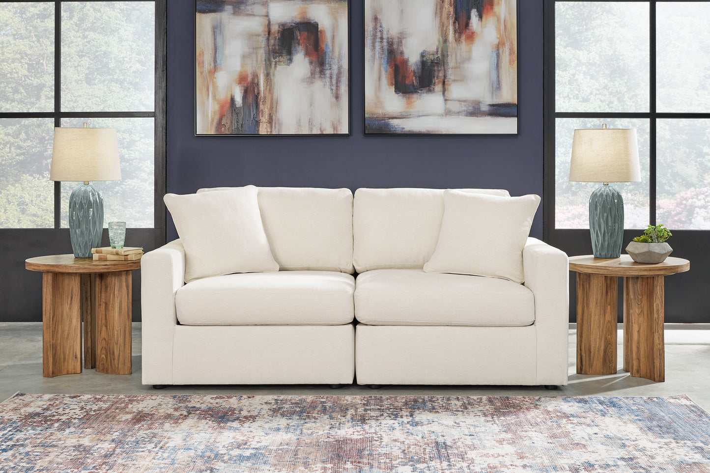 Modmax 2-Piece Modular Loveseat