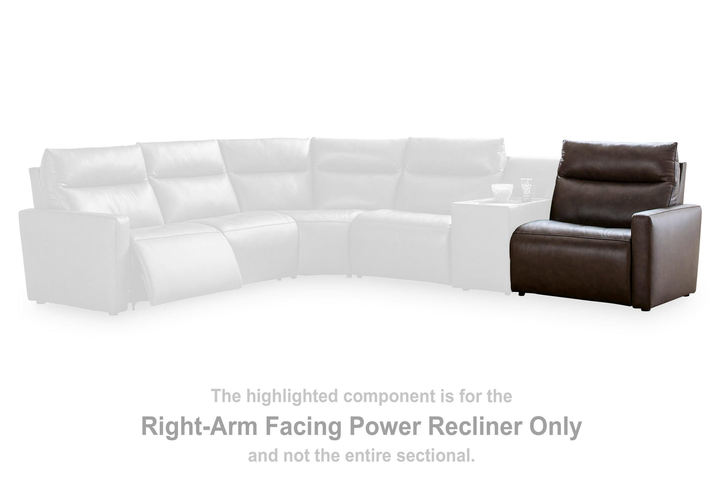 ModZ Power Reclining Sectional Loveseat