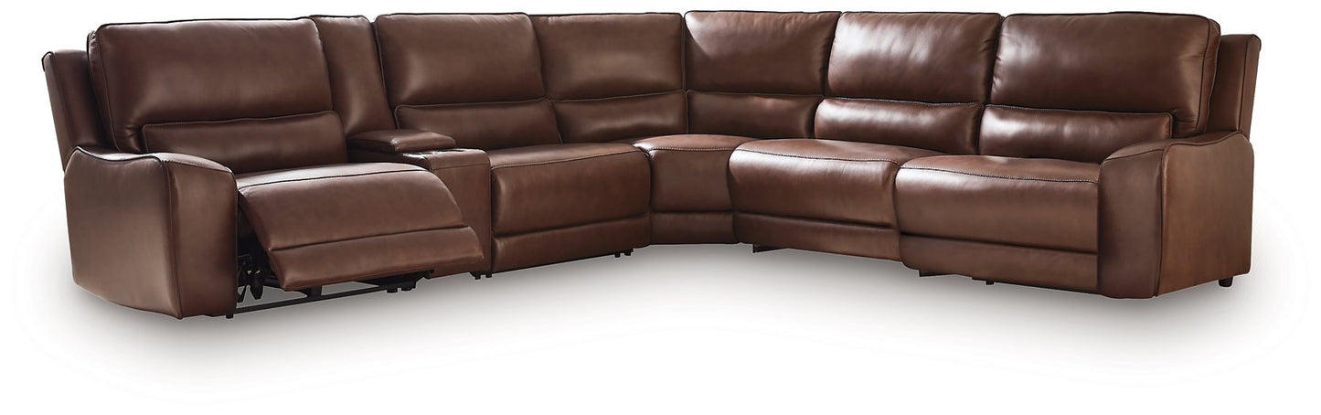 DeepWakes Reclining Sectional with Storage Console