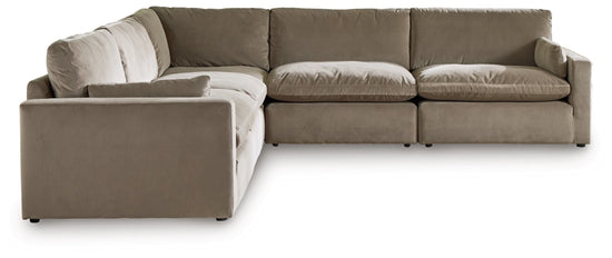 Sophie Cocoa 5-Piece Modular Sectional