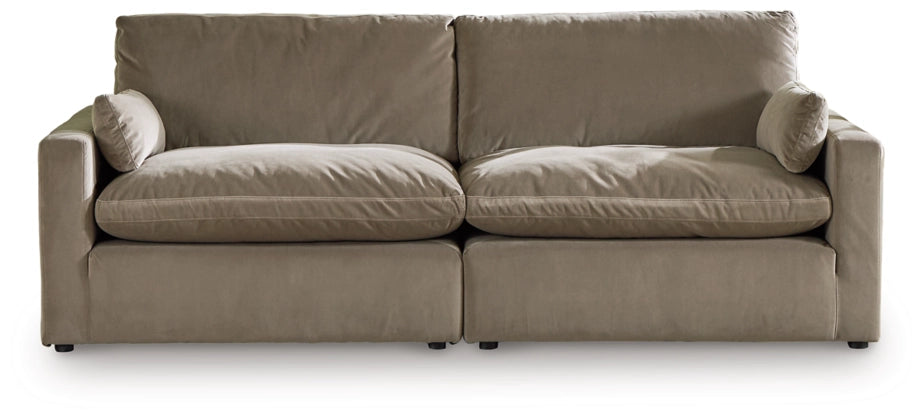 Sophie Cocoa 2-Piece Modular Loveseat