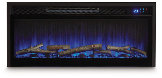Cayboni 71" TV Stand with Electric Fireplace