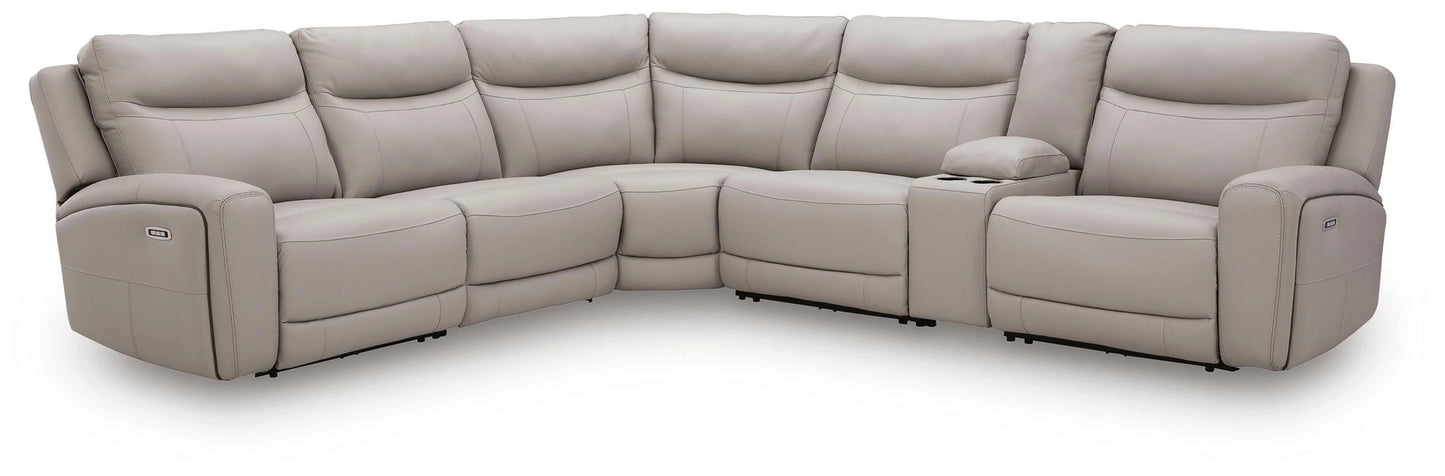 Gravier Power Reclining Sectional with Storage Console