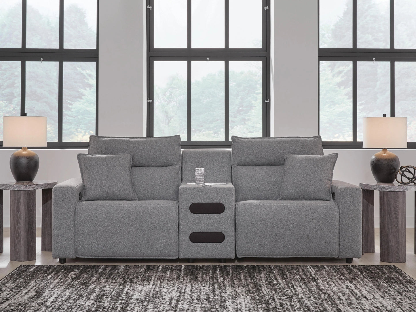 Modmax II Power Reclining Sectional with Audio Console