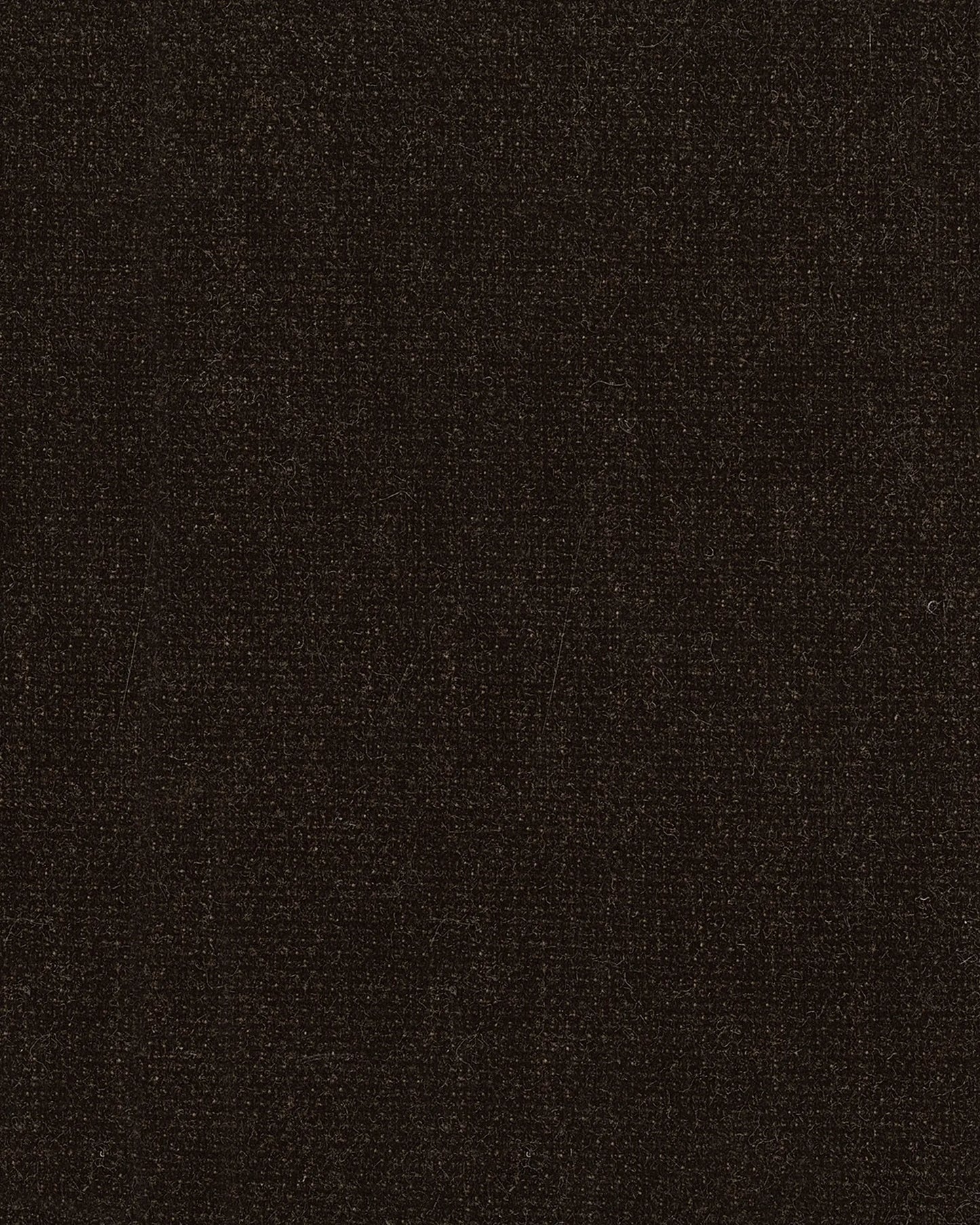 Rowan velvet upholstery swatch in Espresso, close-up of the weave