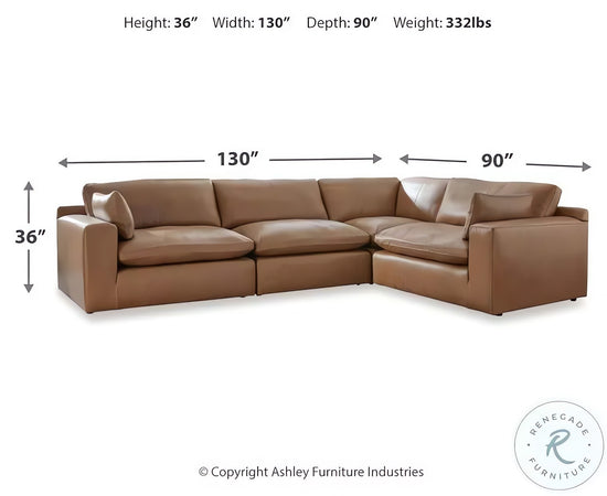Emilia 4-Piece Modular Sectional Sofa